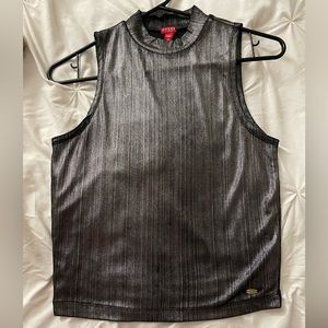 Silver Guess Top